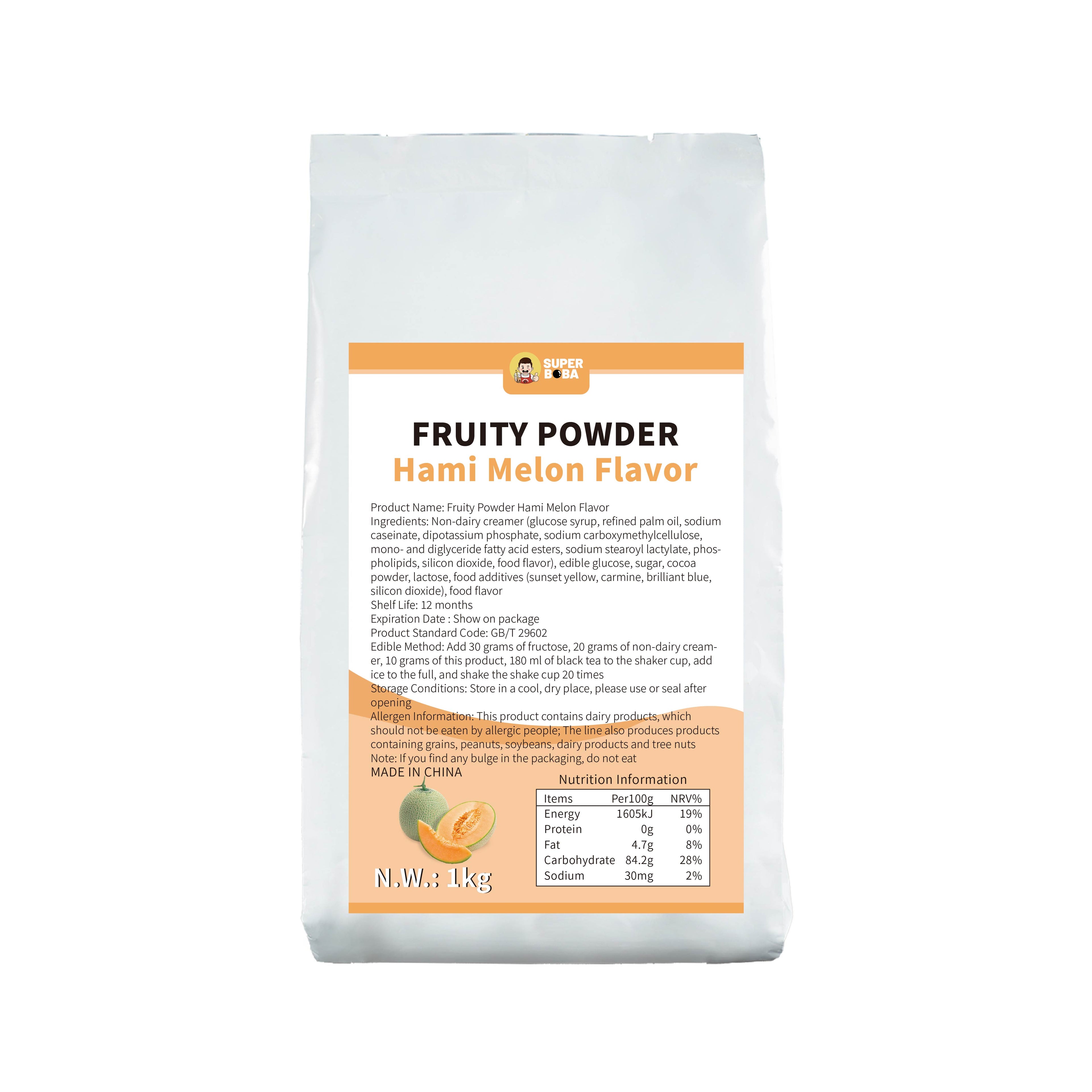 Flavored Bubble Tea Powder (Watermelon) | 1kg | Wholesale Carton