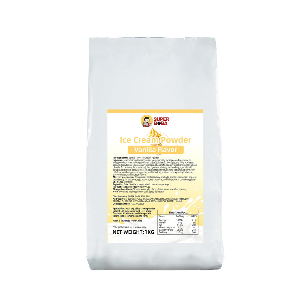 Premium Ice Cream Powder | 1kg | Wholesale Carton Supply