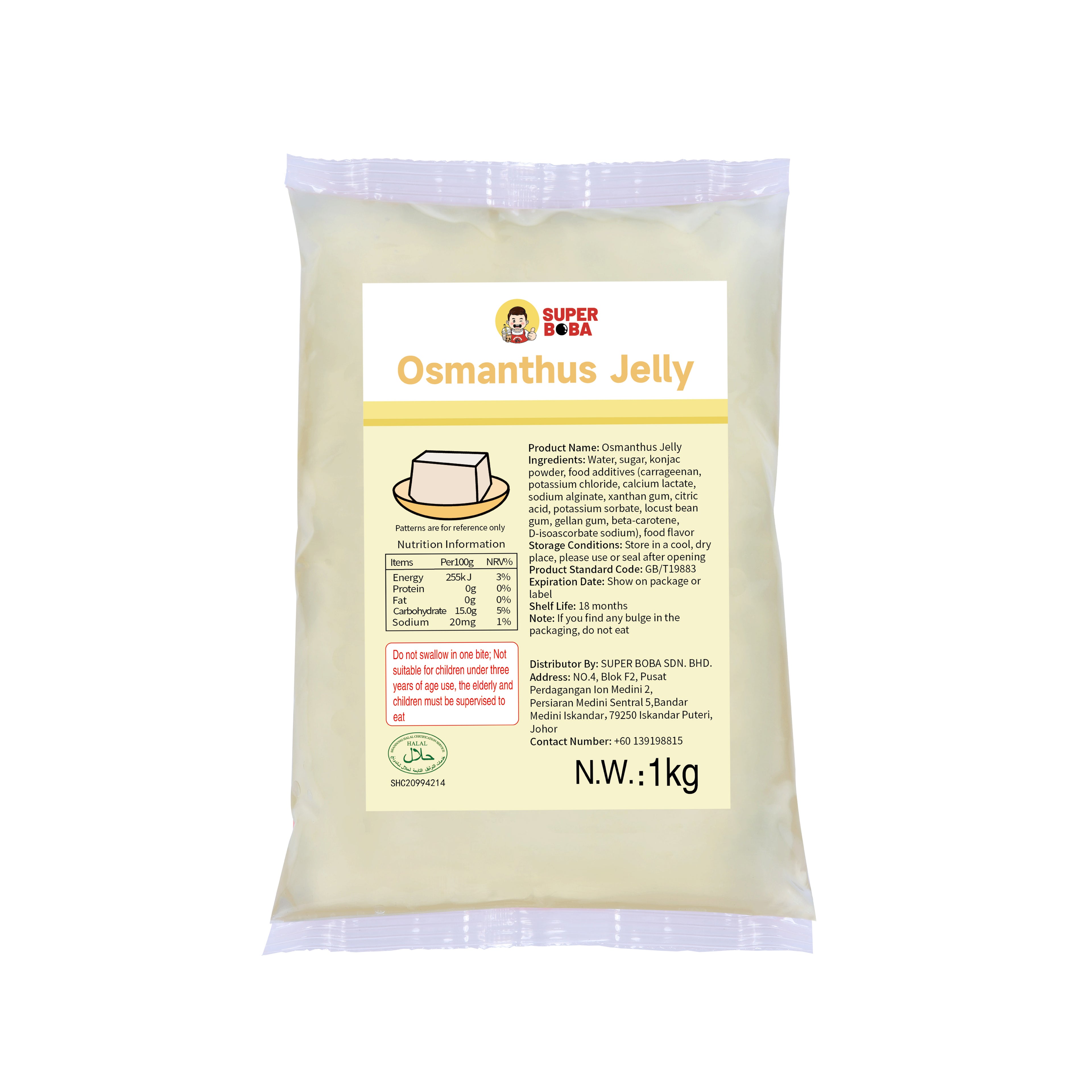 Fruity Jelly (Osmanthus) | 1kg | Wholesale Carton
