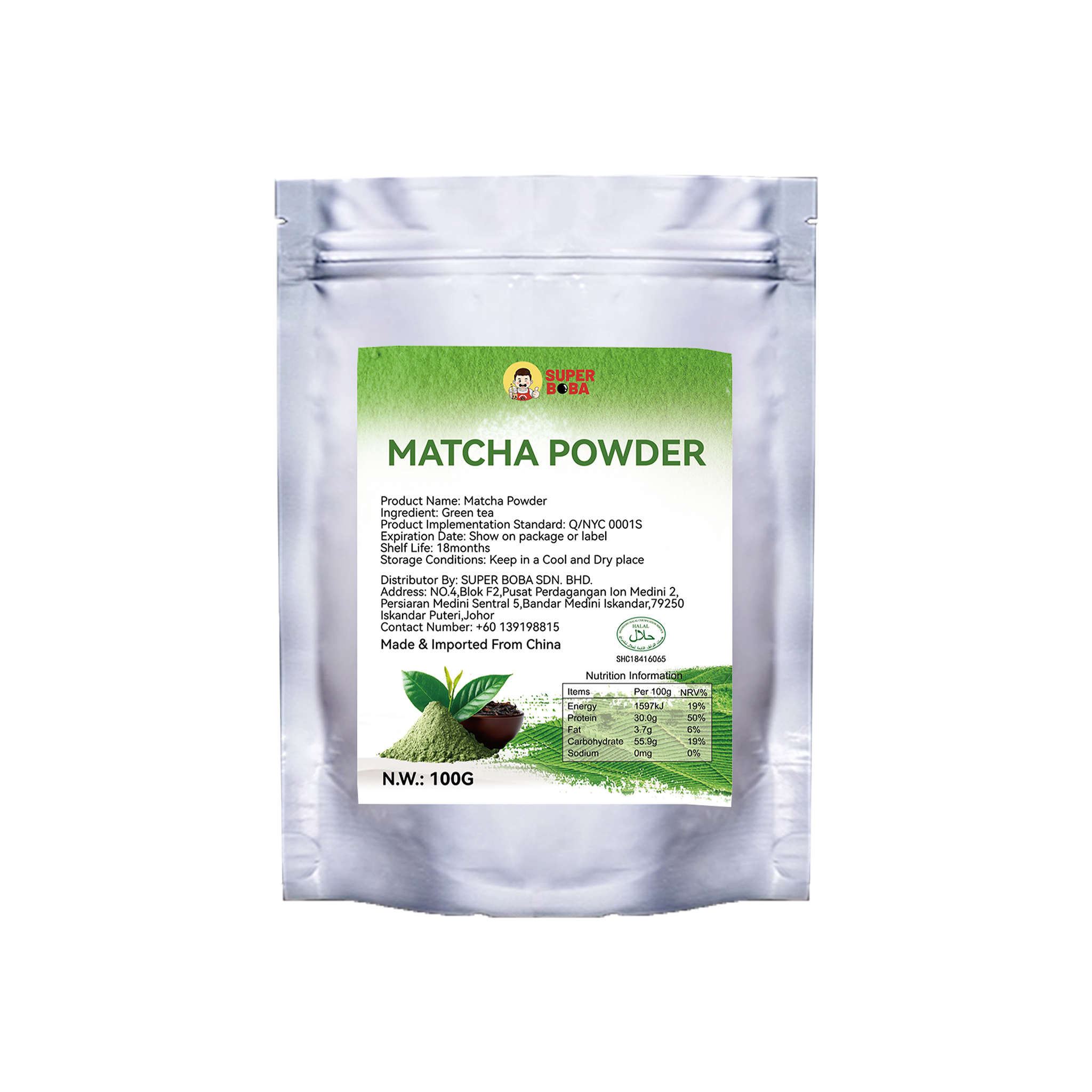 Matcha Powder | 500g | Wholesale Carton Supply
