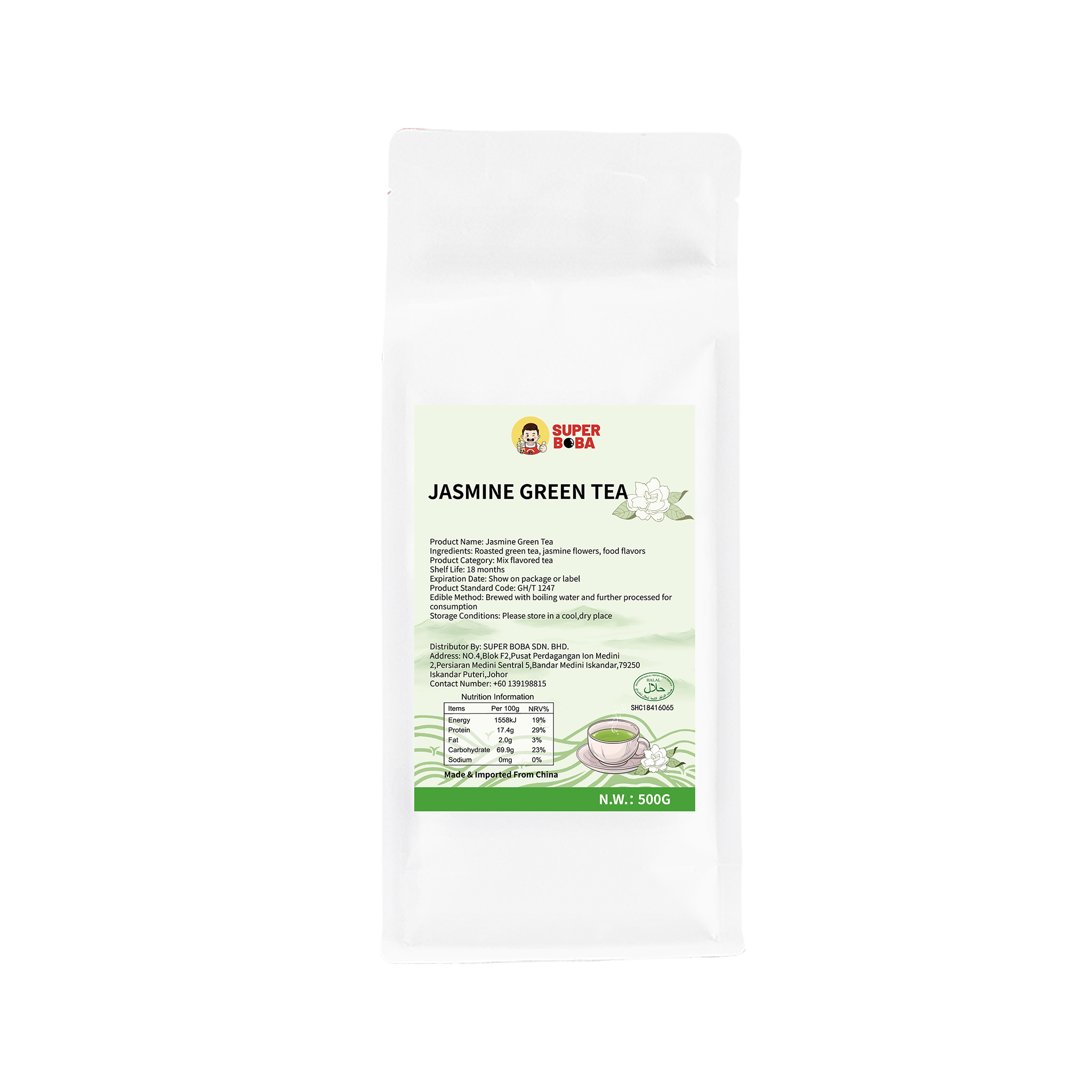 Flavored Tea Leaves | 500g | Tea Shop Wholesale Carton