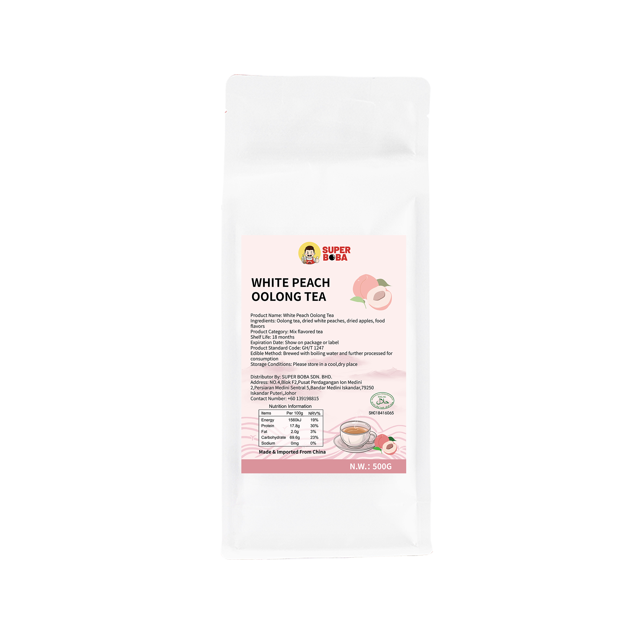 Flavored Tea Leaves | 500g | Tea Shop Wholesale Carton